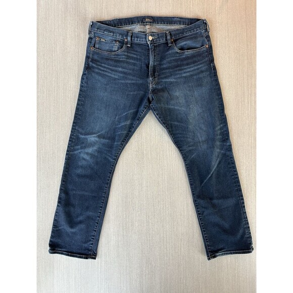 Polo Ralph Lauren Varick Slim Straight Dark Wash Men’s Jeans 38x30 - Picture 1 of 9